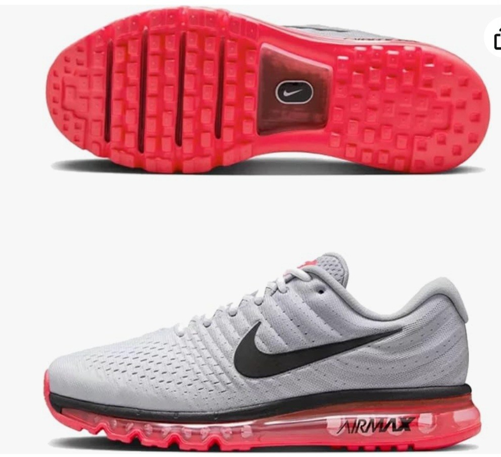 Multisize Nike Air Max 2017 White/Black/Grey 849559 106 Men’s Running Shoes
