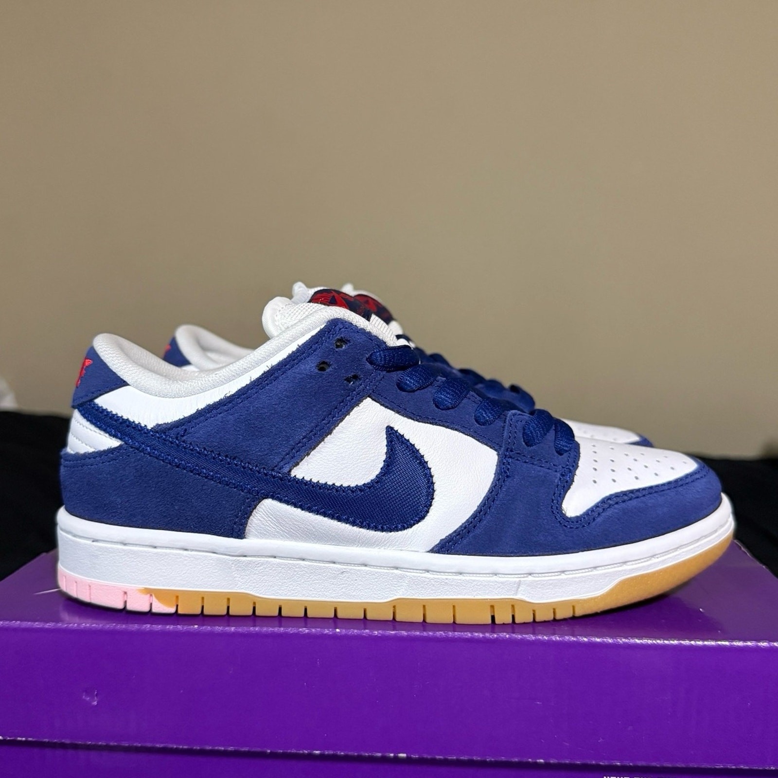 Nike SB Dunk Low Los Angeles Dodgers Deep Royal Blue DO9395-400 Size 4
