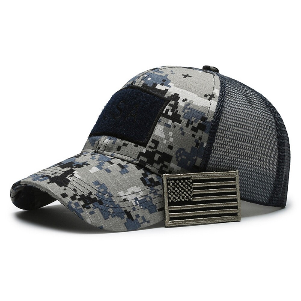 Solid Plain Baseball Cap Trucker Camo Blank Hats Ball Men Women Adjustable Hat