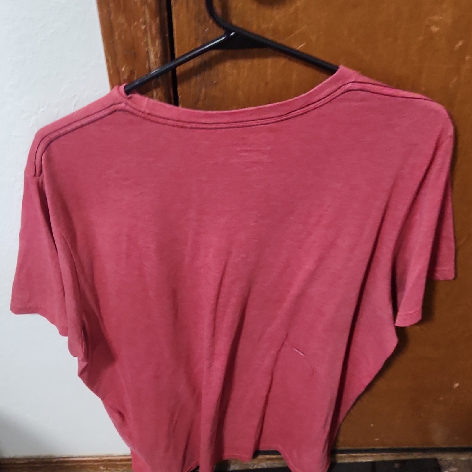 Hurley Men’s XL Red Graphic Logo Crew Neck Short Sleeve Cotton Knit T-Shirt