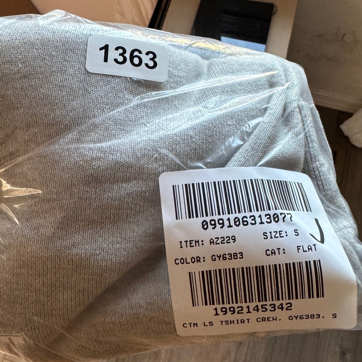 J.Crew Cotton Crewneck Sweater-Tee S Heather Quarry Pullover Long Sleeve Stretch