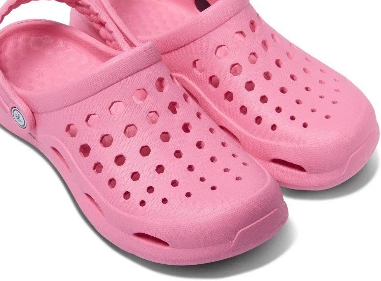 JOYBEES Unisex Size 7 Women/ 5 Men Active Clog Comfort Sandals • Pink