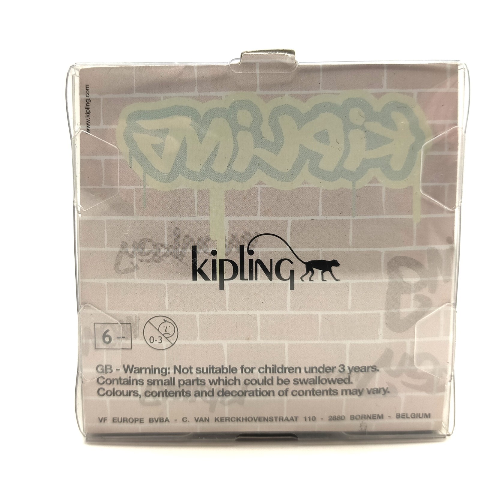 Kipling Monkey Keychain Hip Hop Girl Rare Collectible