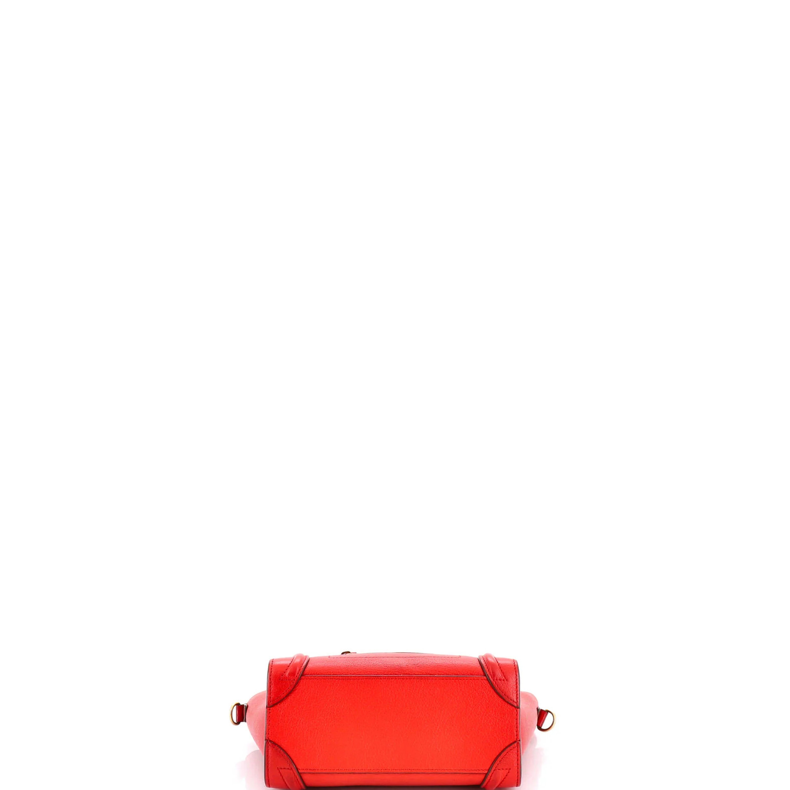 Celine Bicolor Luggage Bag Grainy Leather Nano
