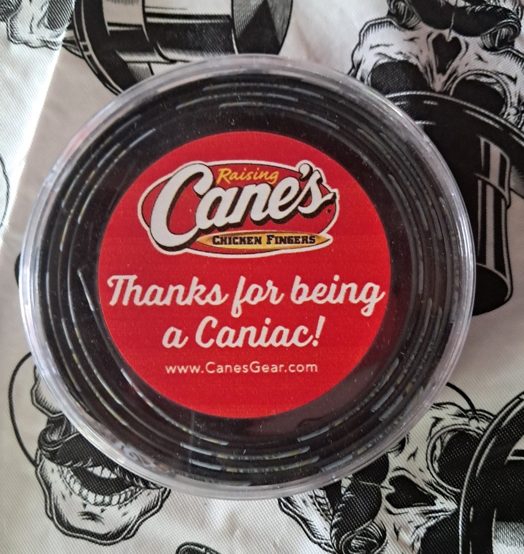 Cane’s Men’s Adjustable Belt Black One Size Solid Logo Buckle 1.5 in Width