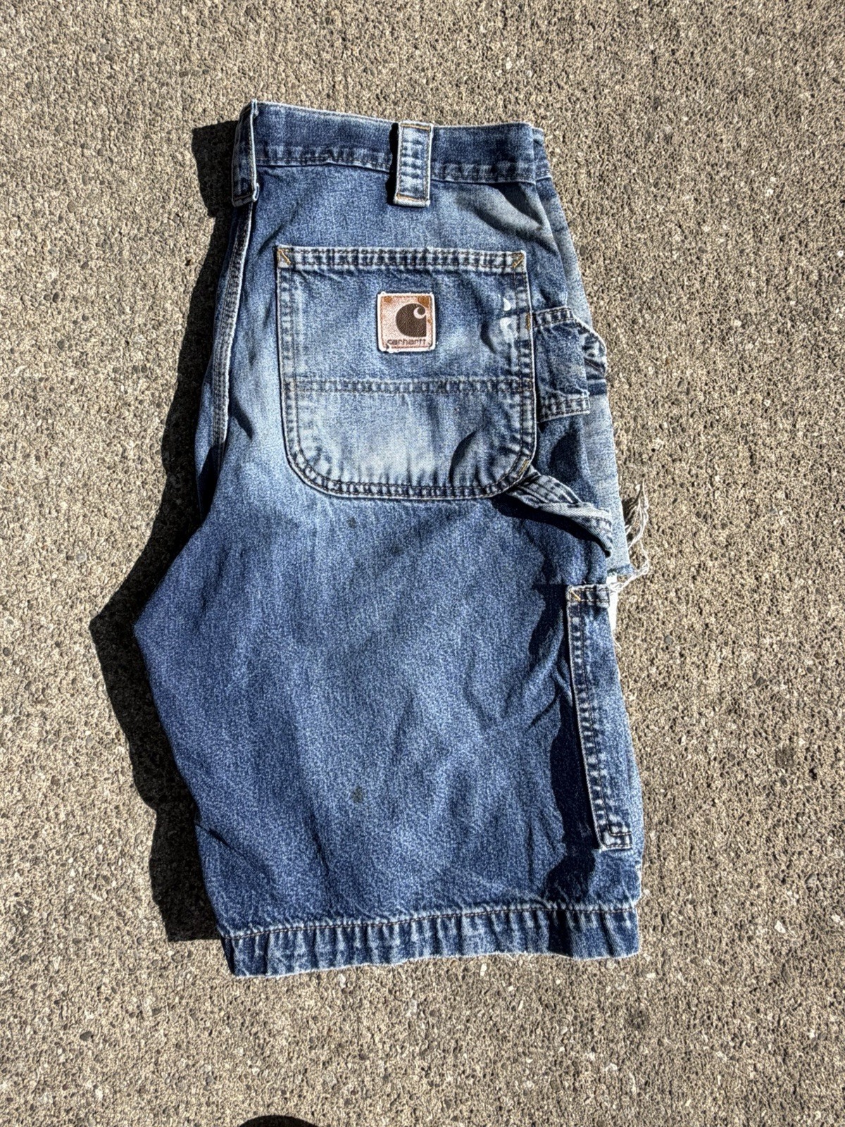 Vintage Carhartt Carpenter Jorts, 32 Waist 9 Inch Inseam, 20 Inches Long, Y2K