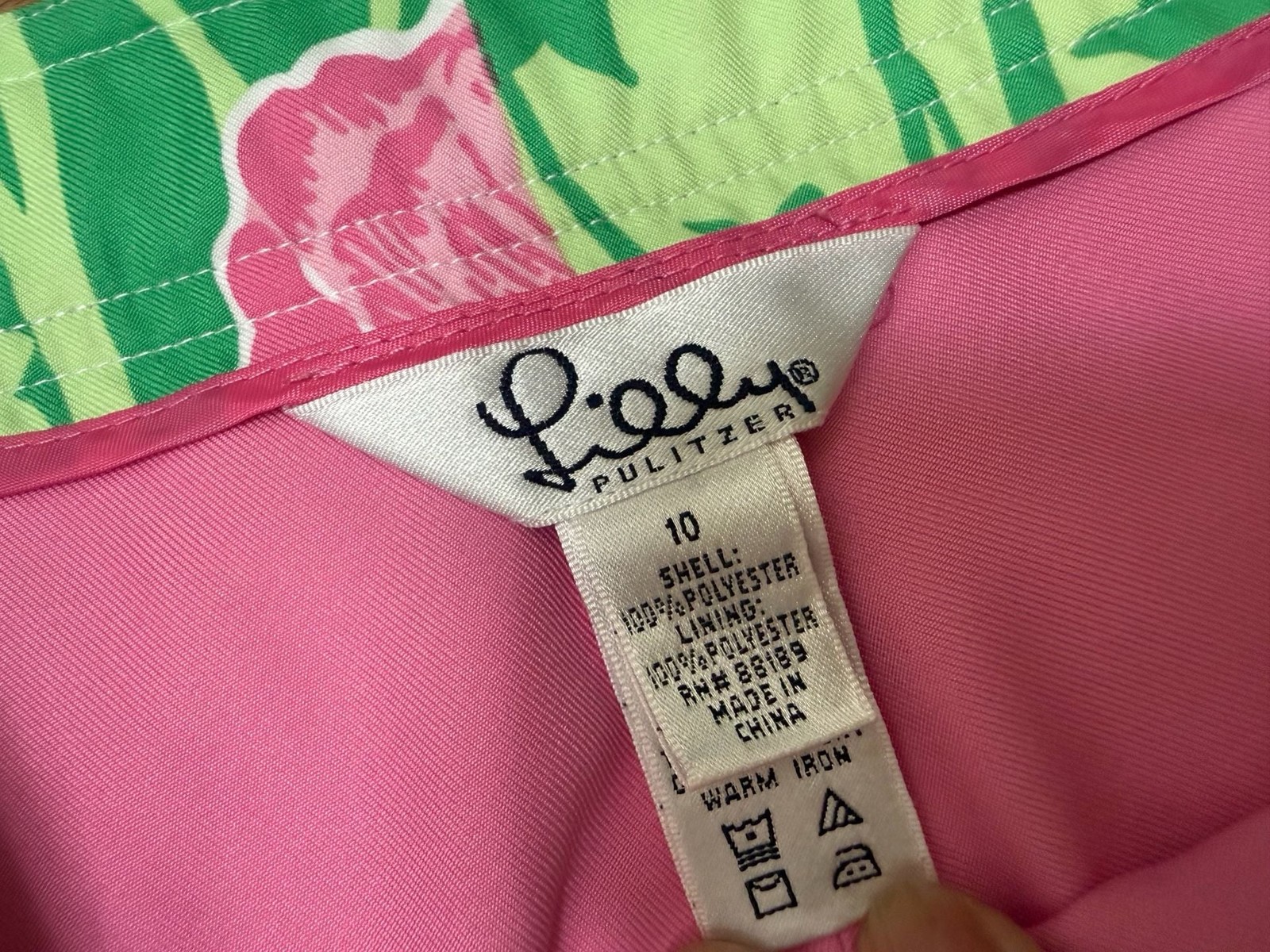 Lilly Pulitzer Patchwork Floral Print Skort Size 10