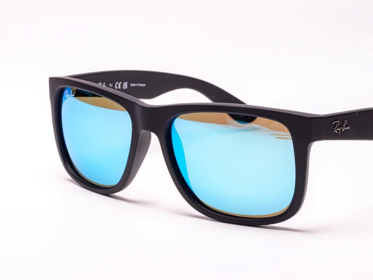 Ray Ban RB4165 4165 Justin Sunglasses Matte Black 622/55 Authentic 54mm