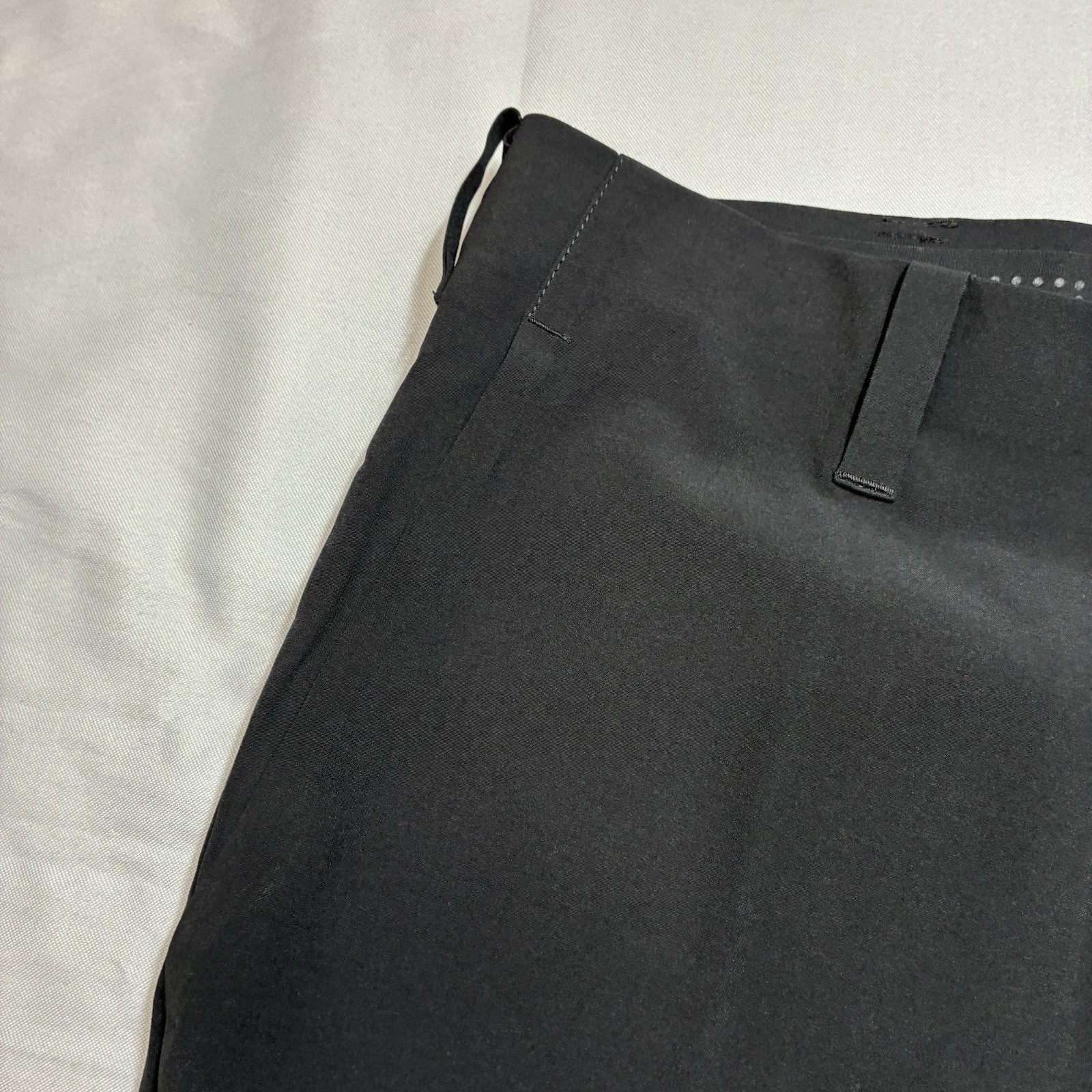 Nike Tiger Woods Adaptive Fit Golf Pants Mens 34×32 (34×30) Black Stretch Vented