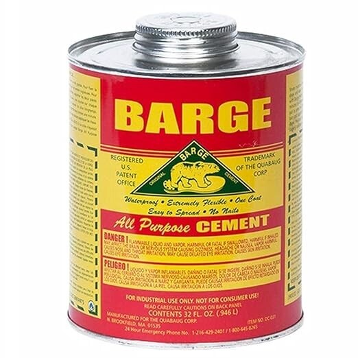 Barge Waterproof Original All Purpose Cement Neutral Shoe Glue – 32 fl oz