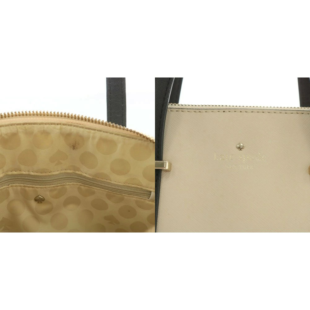 Used Kate Spade Cedar Street Maise handbag shoulder 2WAY leather logo ivory blac