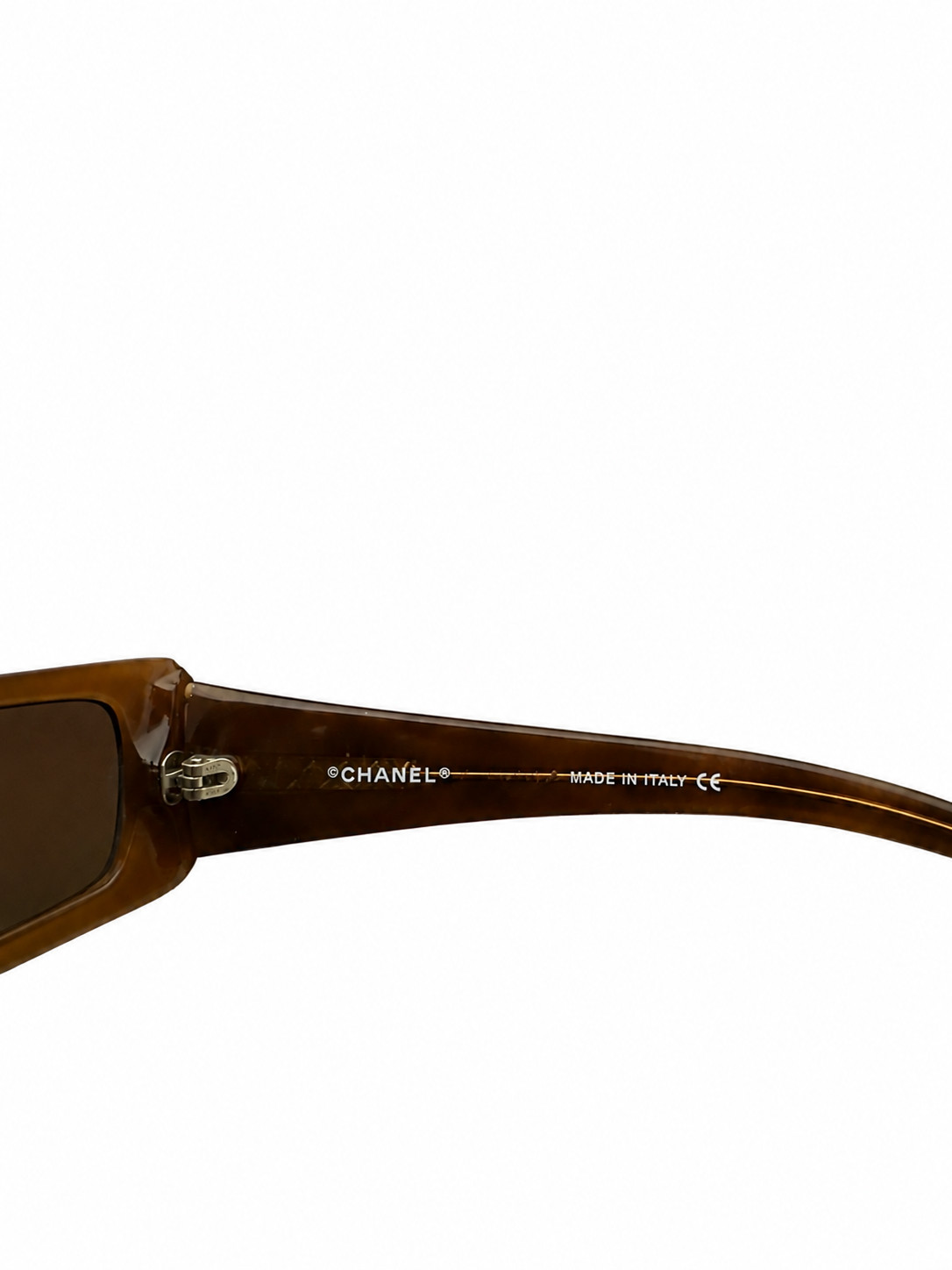 Authentic Chanel 5046 Vintage Sunglasses Tortoiseshell Havana CC Logo + Case