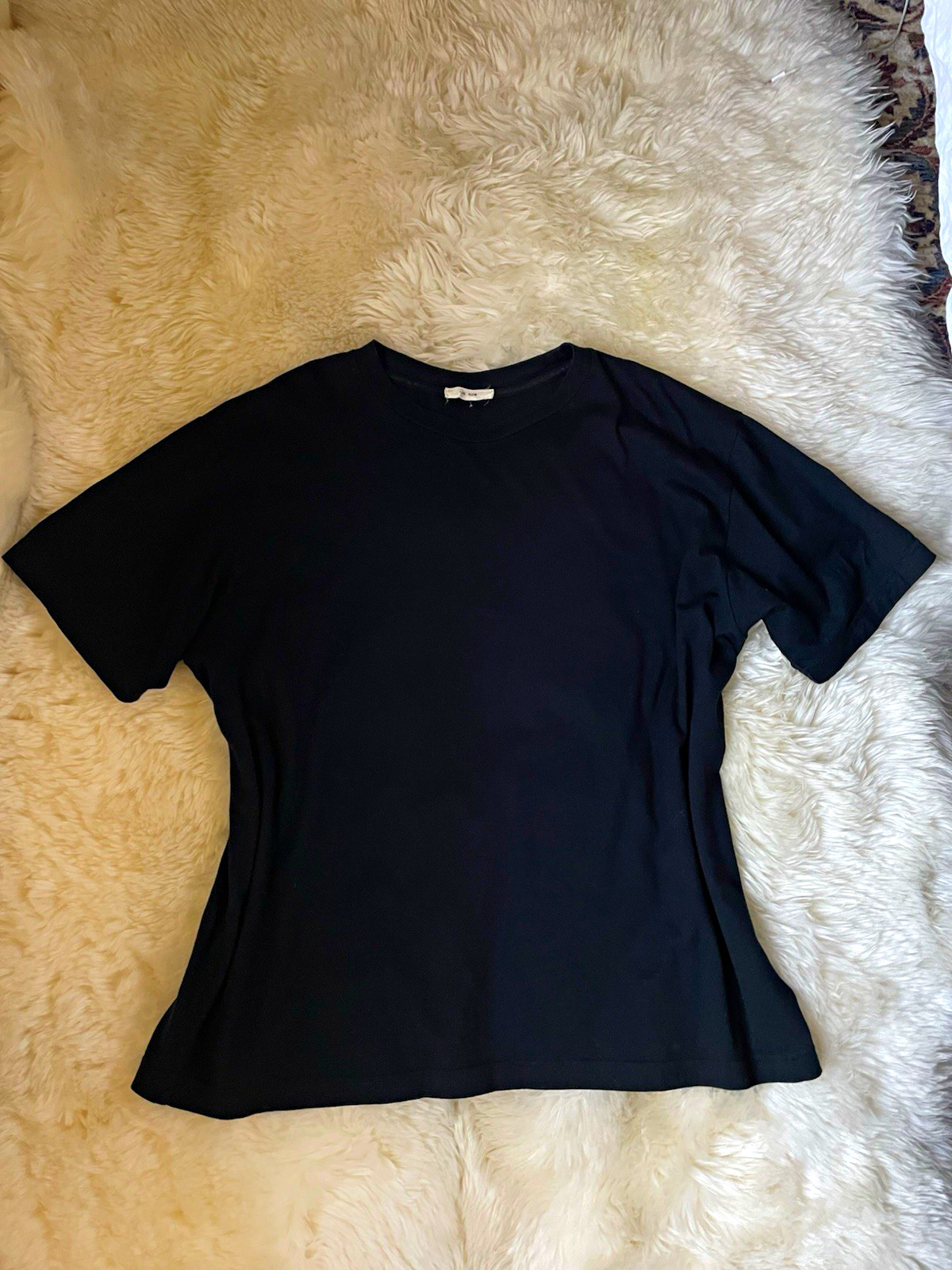Authentic The Row Cotton Cashmere men’s black t shirt