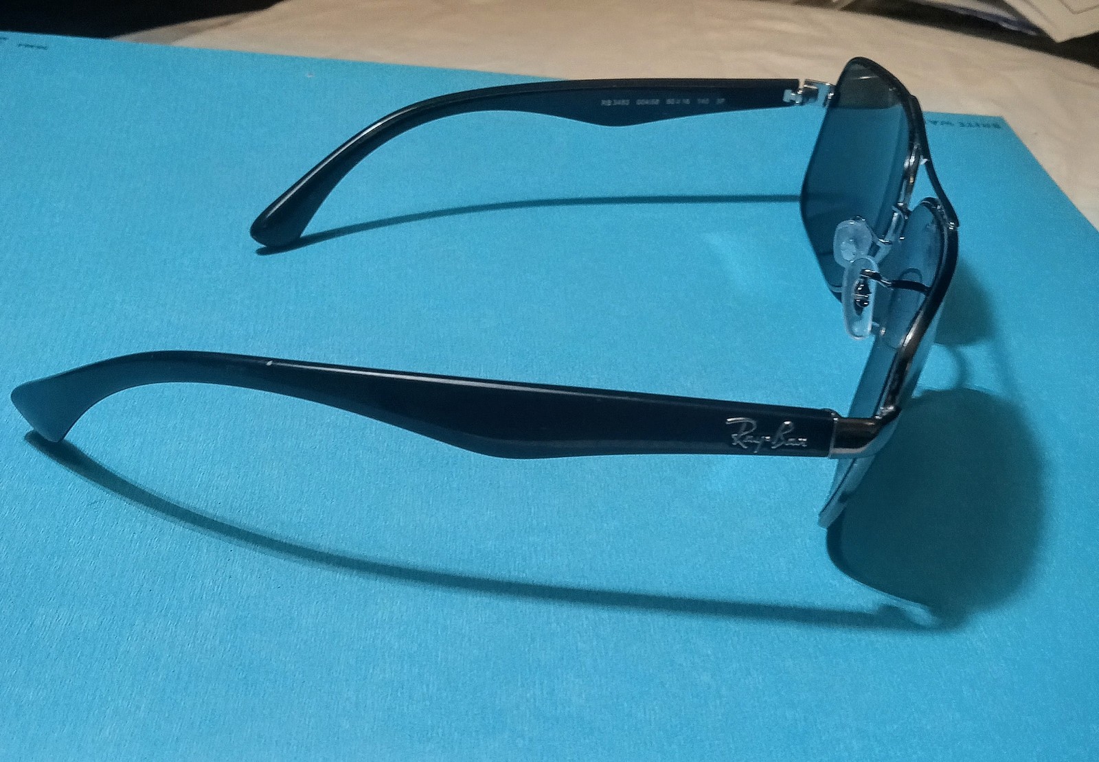 Ray-Ban RB3483 004/58 Sunglasses Full Rim Metal Polarized Lens Classic 60-16-140