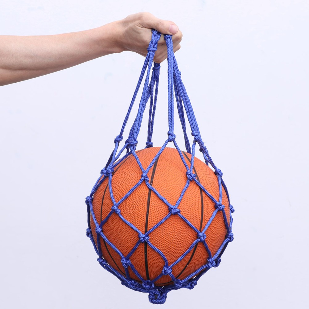 Basketball Drawstring Bags Blue Waterproof 1Pcs 19.7*1.6*1.6in