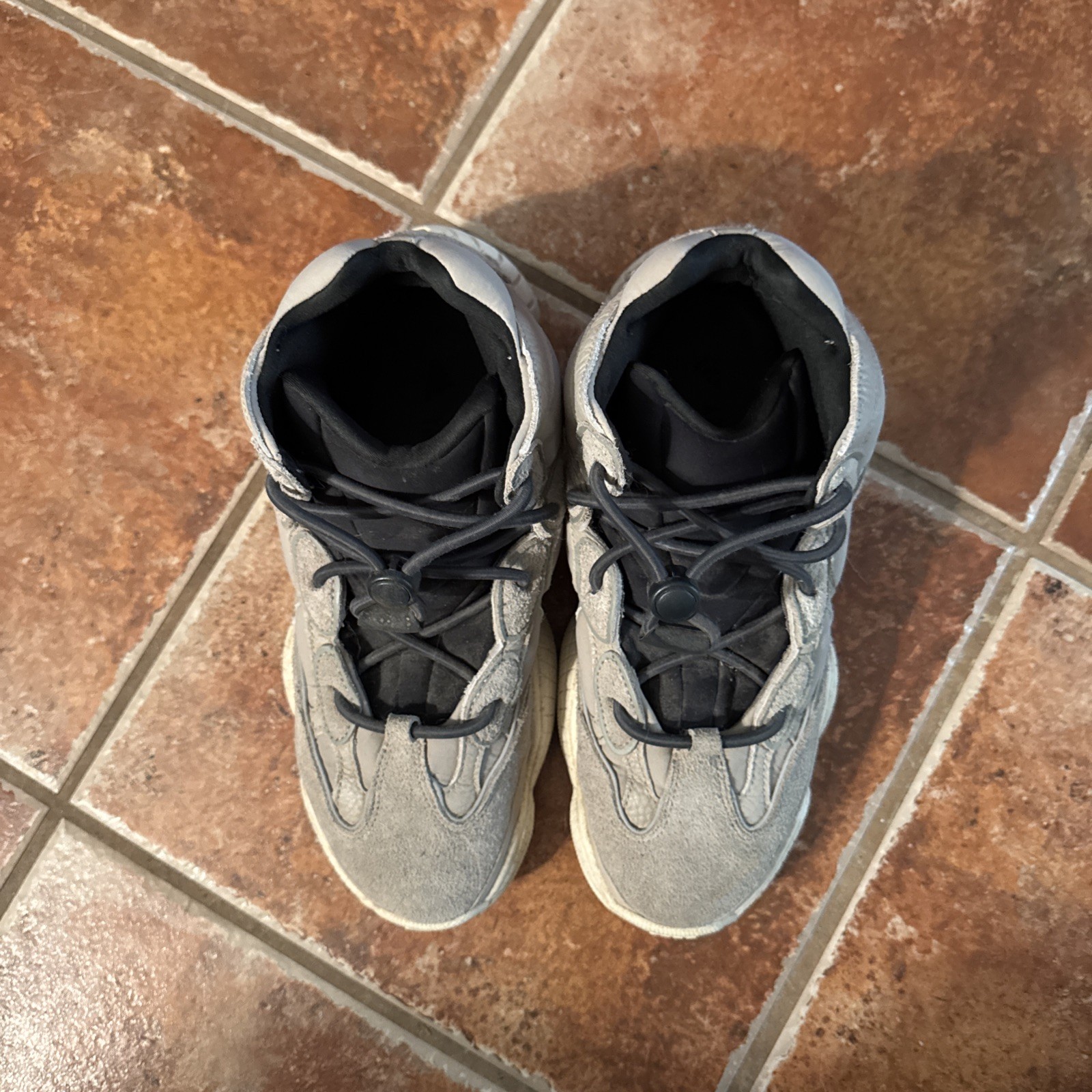 Size 11.5M – adidas Yeezy 500 High: Mist Stone 2021 – GV7775