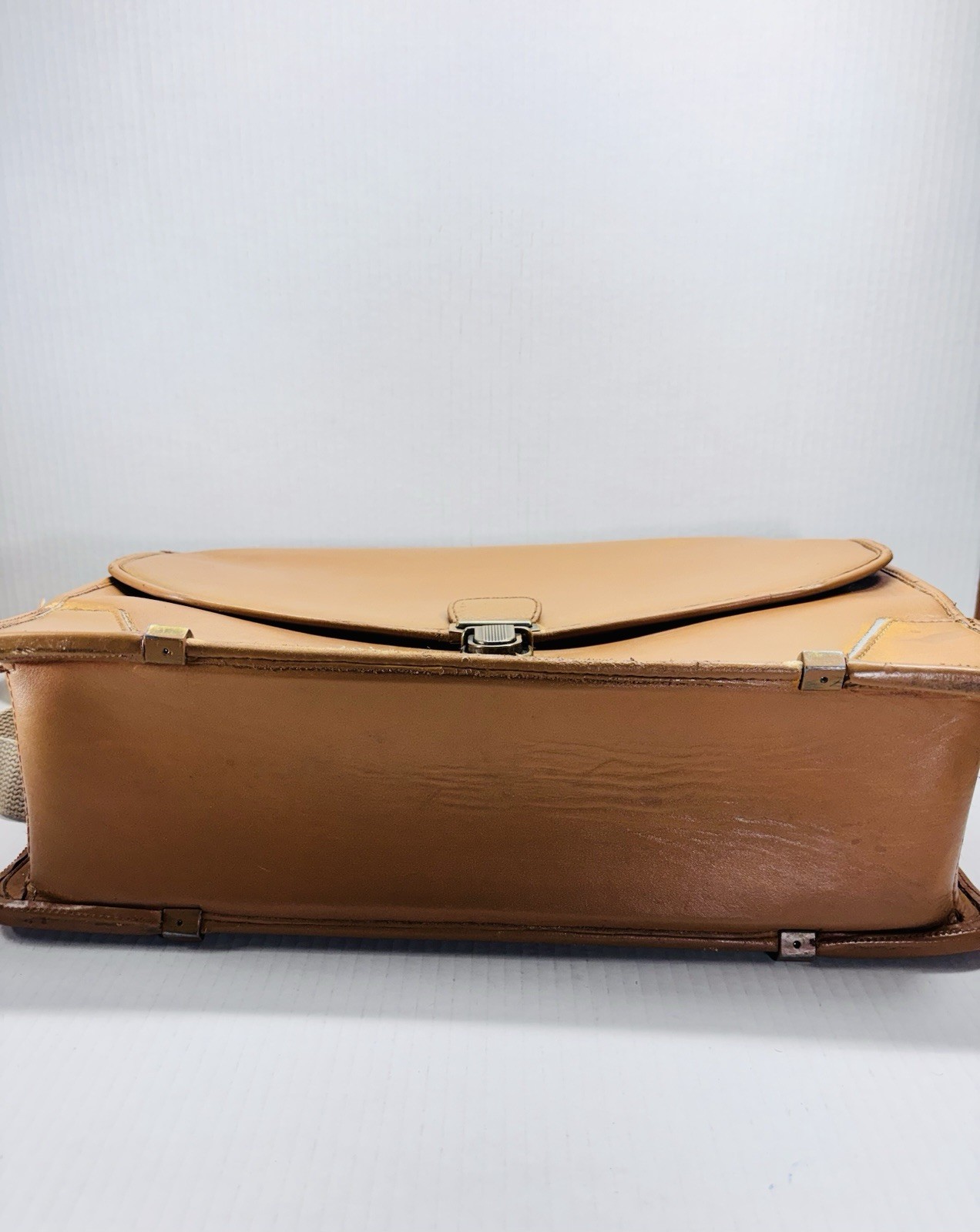 Rawlings Baseball Glove Bag Briefcase Leather Carry-On Travel Tan Vintage