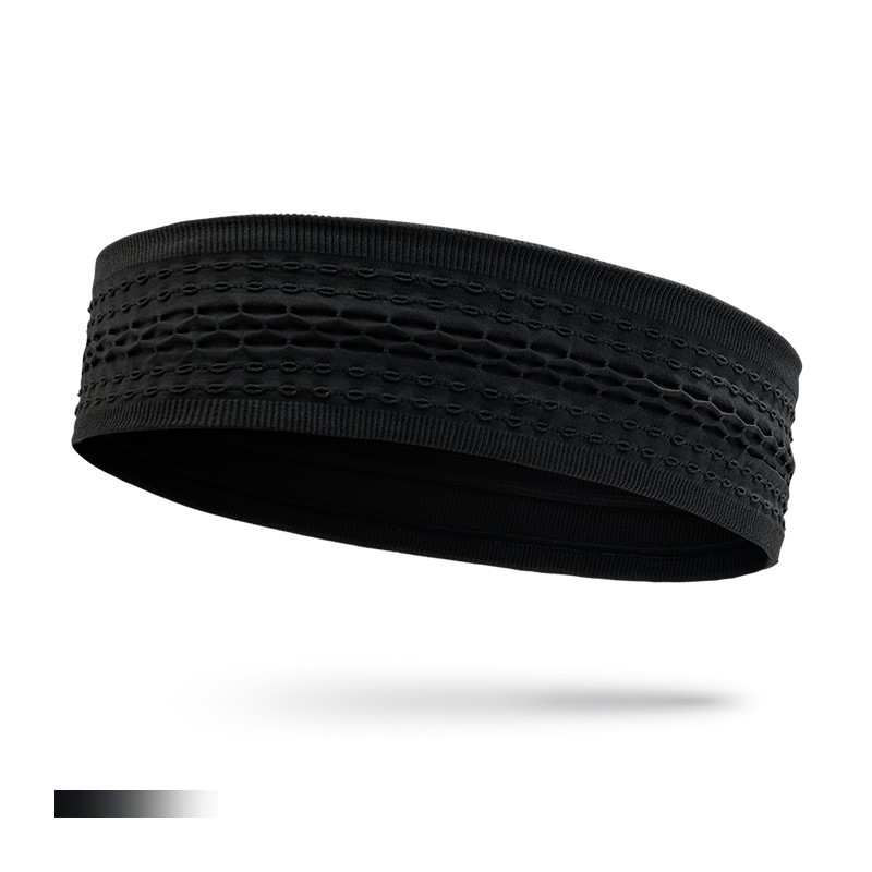 1Pcs HEADBAND Stretch Sports Yoga Gym Black Hair Band Wrap Sweatband Womens Mens