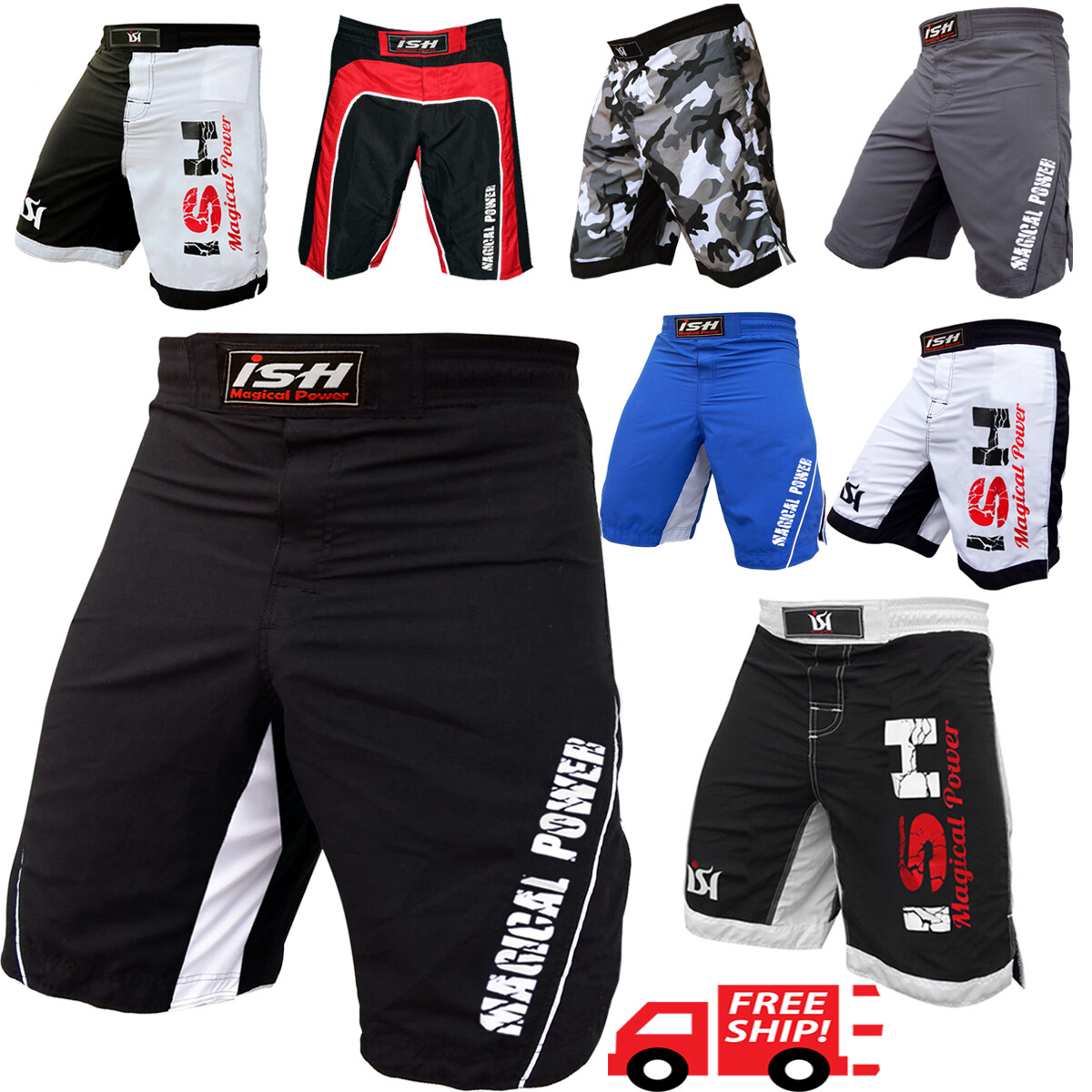 Kick Boxing MMA Shorts UFC Cage Fight Fighter Grappling Muay Thai Men’s Short