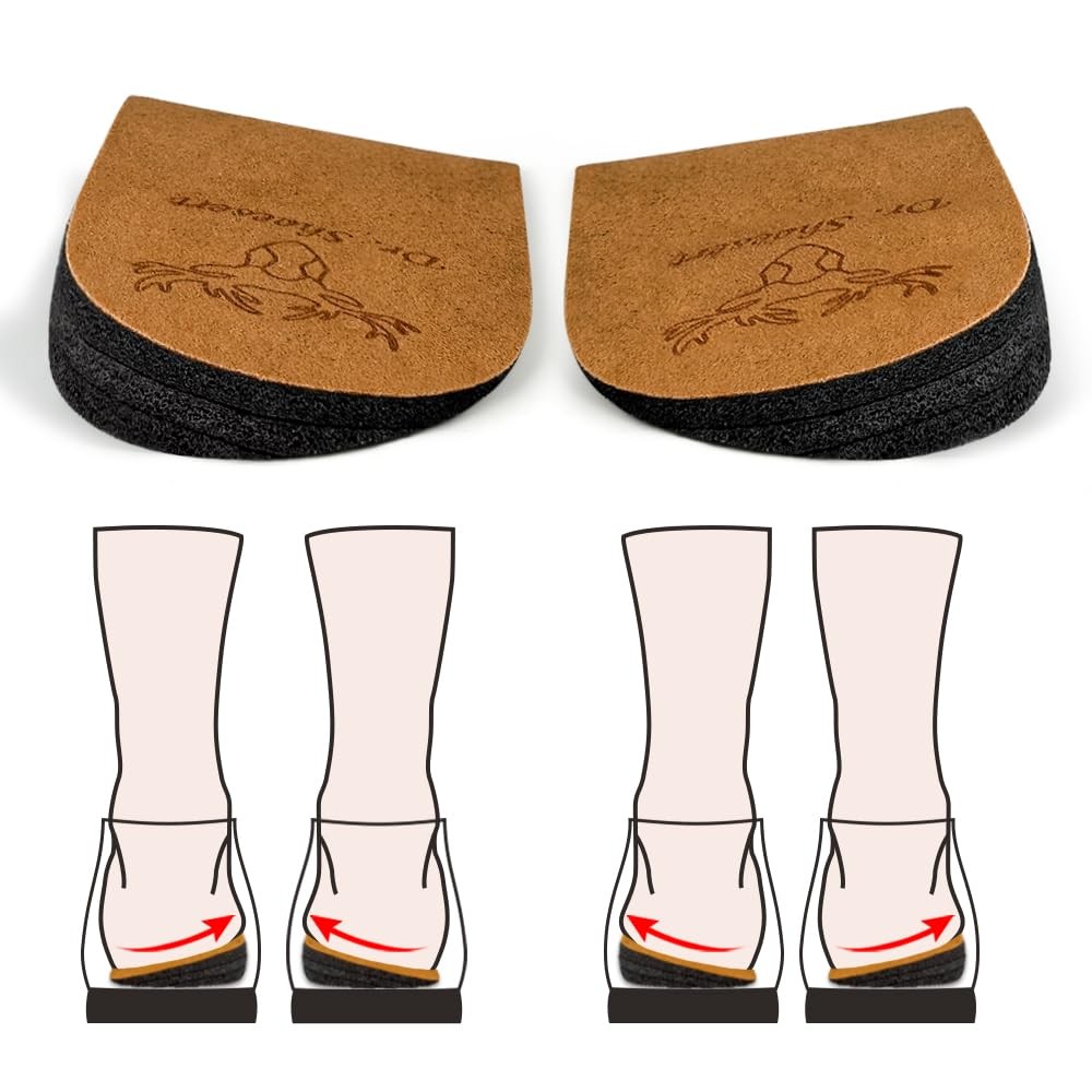 Dr. Shoesert 3 Layers Adjustable Orthopedic Heel Wedge Inserts, Supination & …