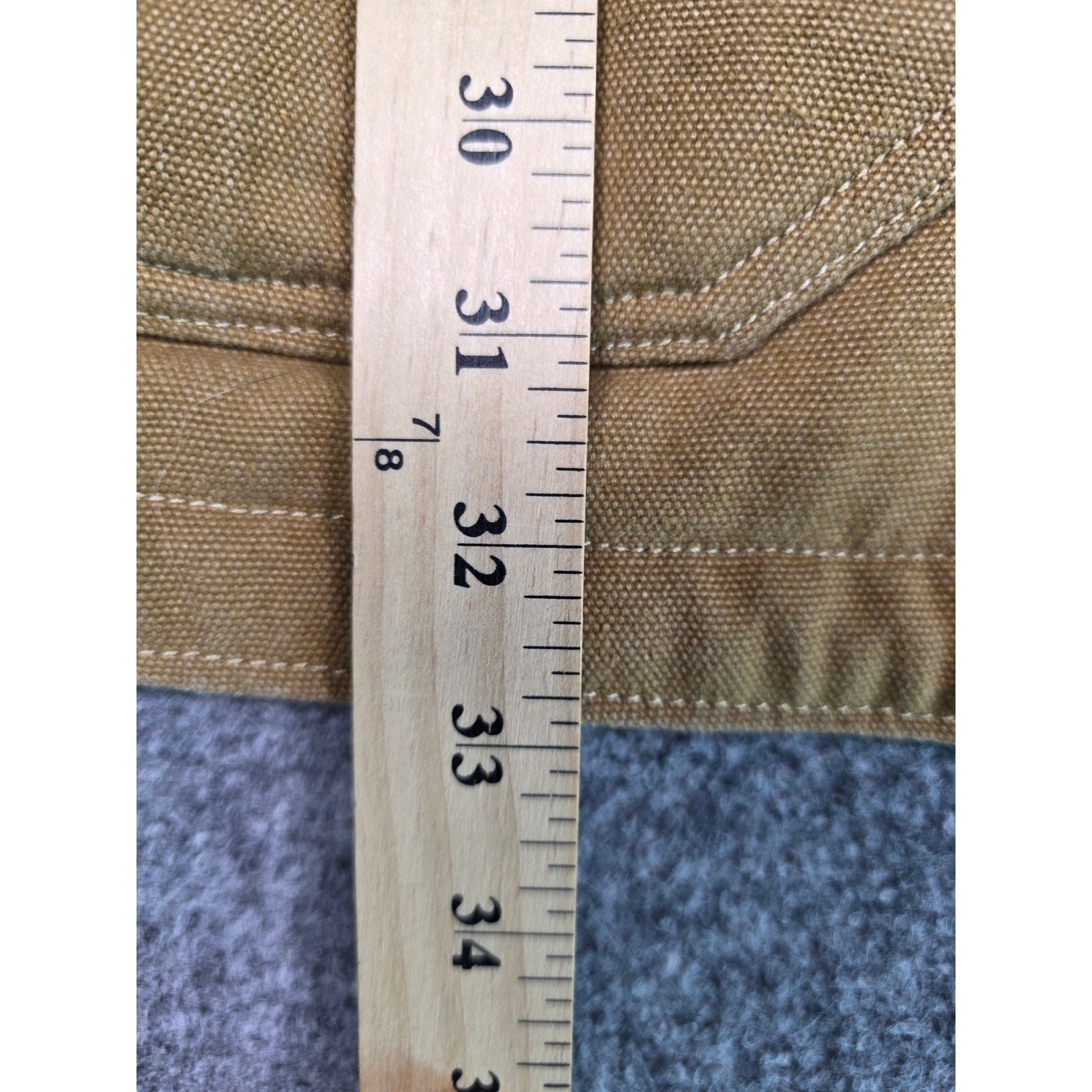 Patagonia Iron Forge Hemp Canvas Barn Coat Mens XL Tan Brown Work Jacket