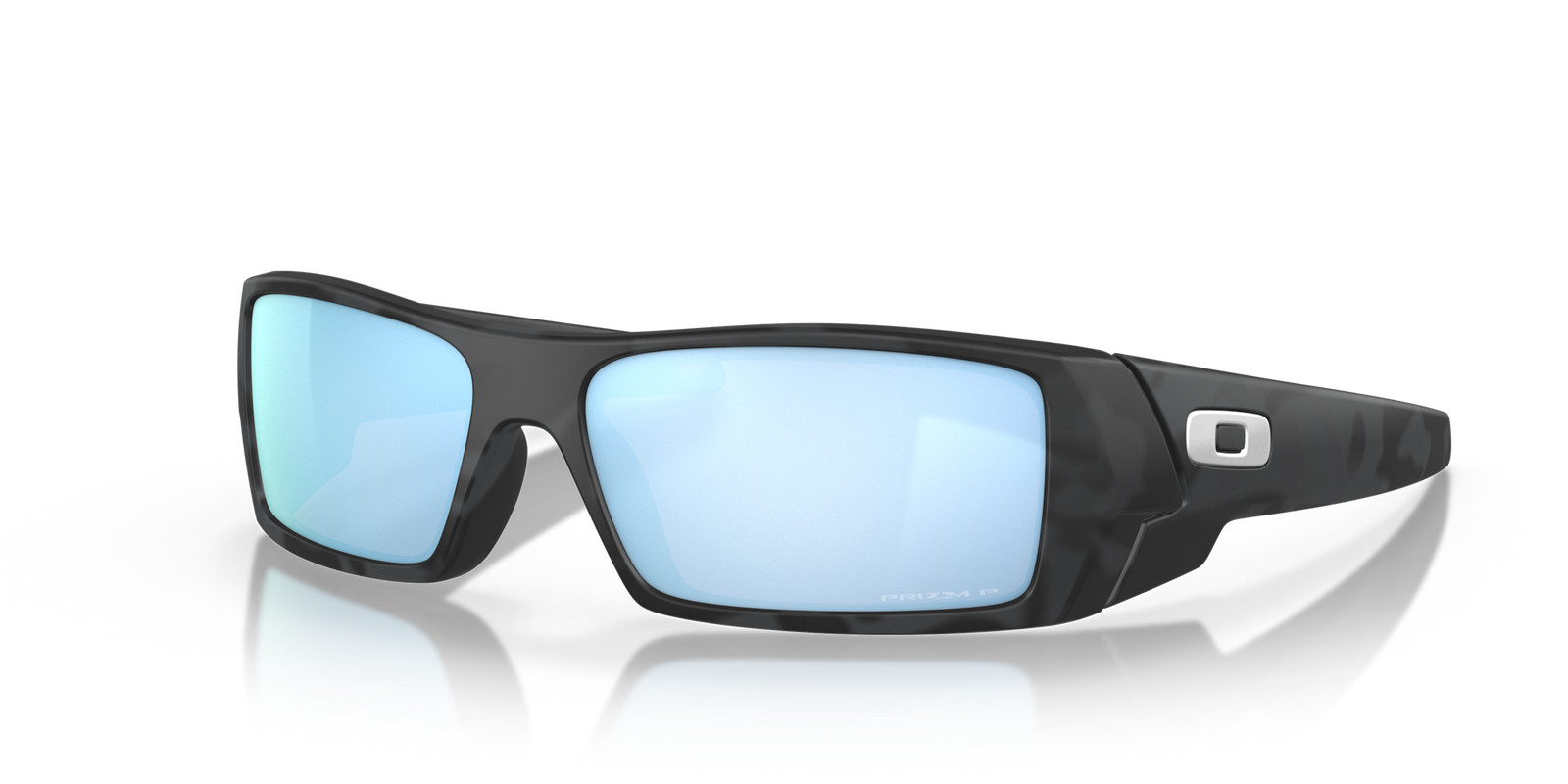 Oakley Gascan Matte Black Camo/Prizm Deep Water Polarized 60 mm Sunglasses