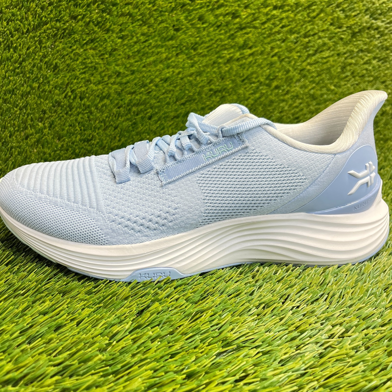 Kuru Atom 2 Womens Size 11.5 Blue White Athletic Running Walking Shoes Sneakers