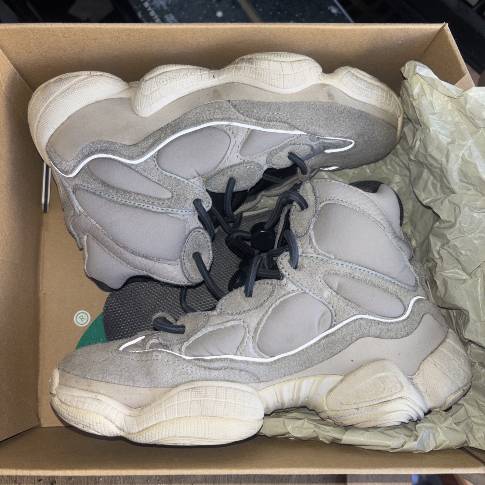 Size 6 – adidas Yeezy 500 High Mist Stone