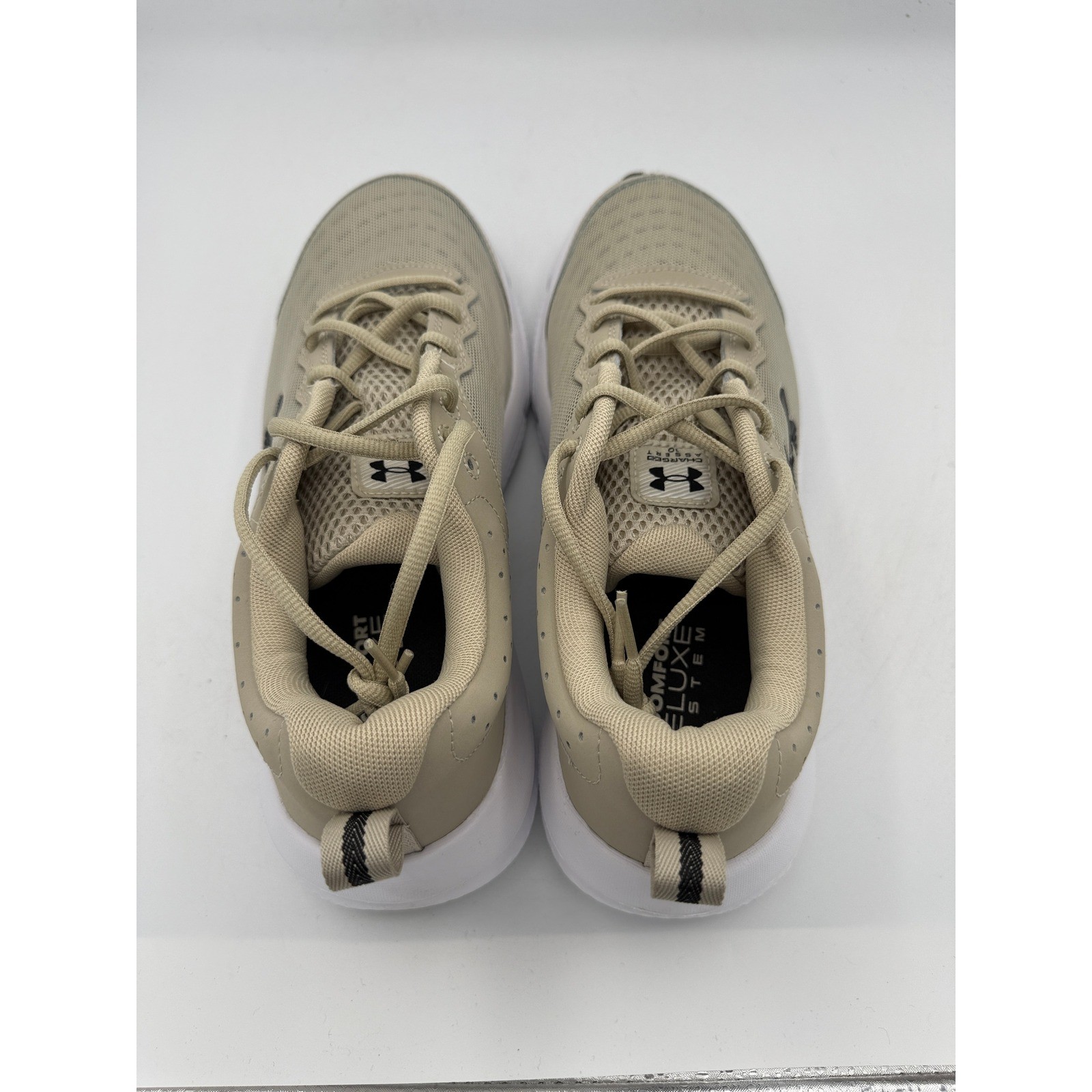 Under Armour Charged Assert 10 Shoes Mens 9.5 Tan Marbled 3026175-289