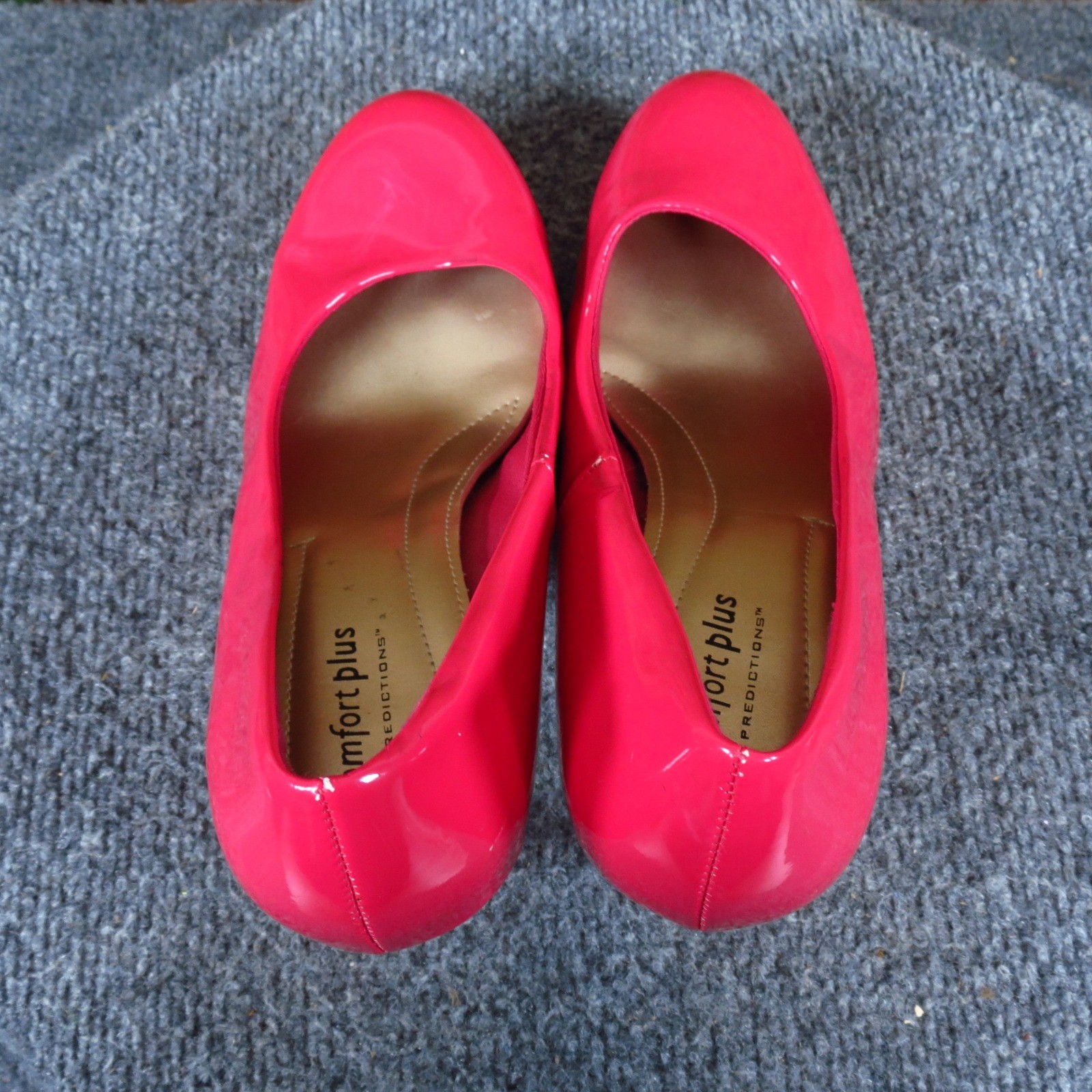 Comfort Plus by Predictions Karmen Women Pump 8 Work Dress Hot Pink Patent Heel