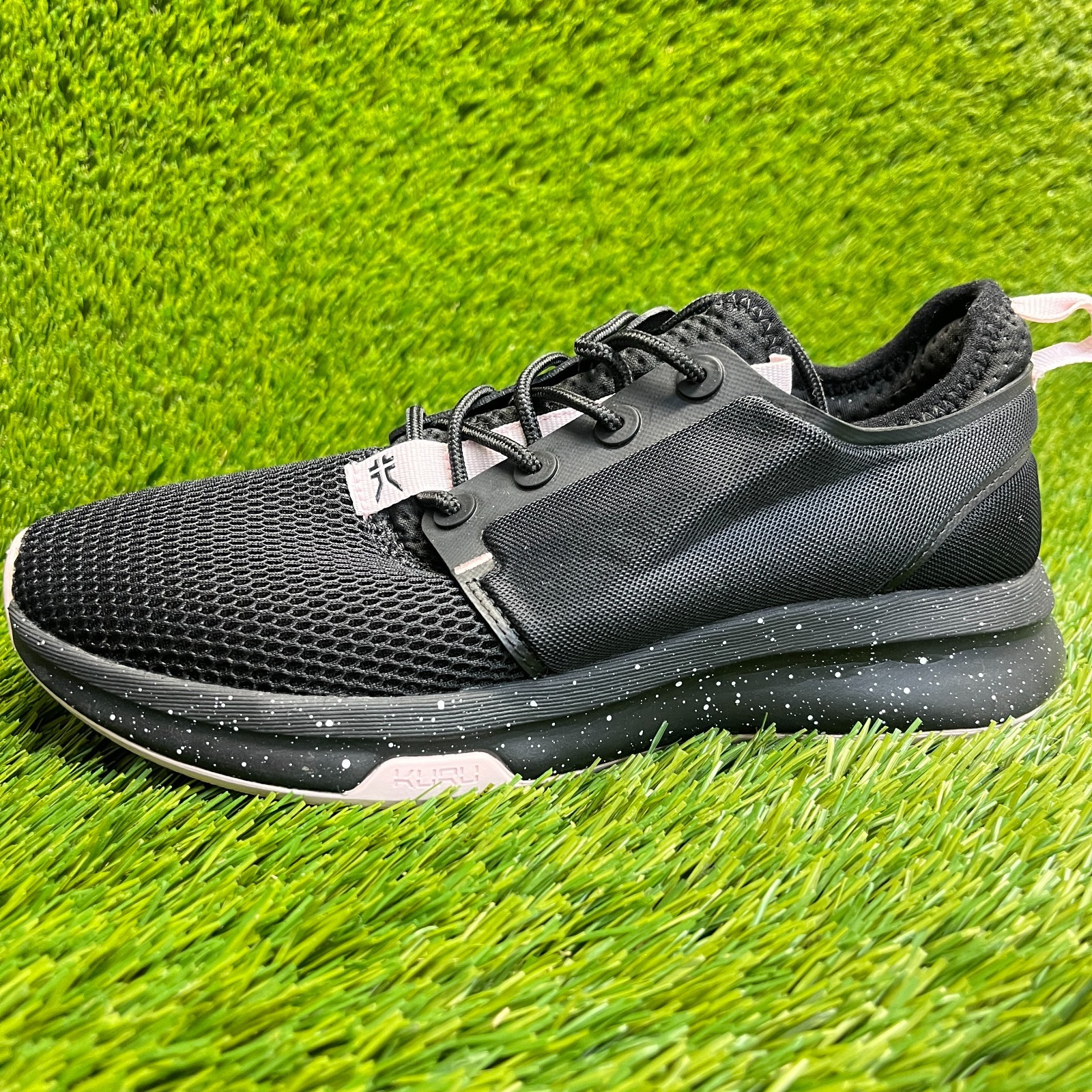 Kuru Atom Womens Size 5.5 Black Pink Athletic Running Walking Shoes Sneakers