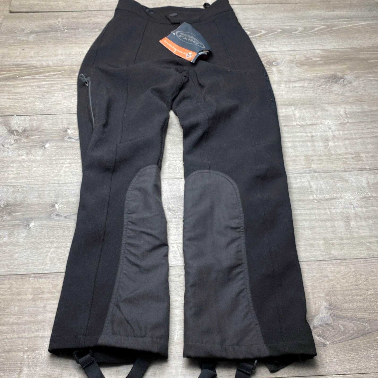 Harley Davidson Pants FXRG Womens 8 Black Nylon Stretch Motorcycle Riding 98368