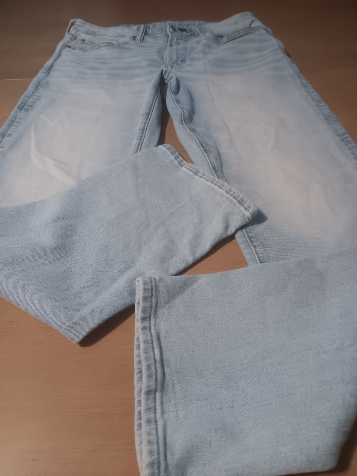 American Eagle AirFlex+ Jeans Men’s 32×30 Light Wash Stretch Slim Fit Denim