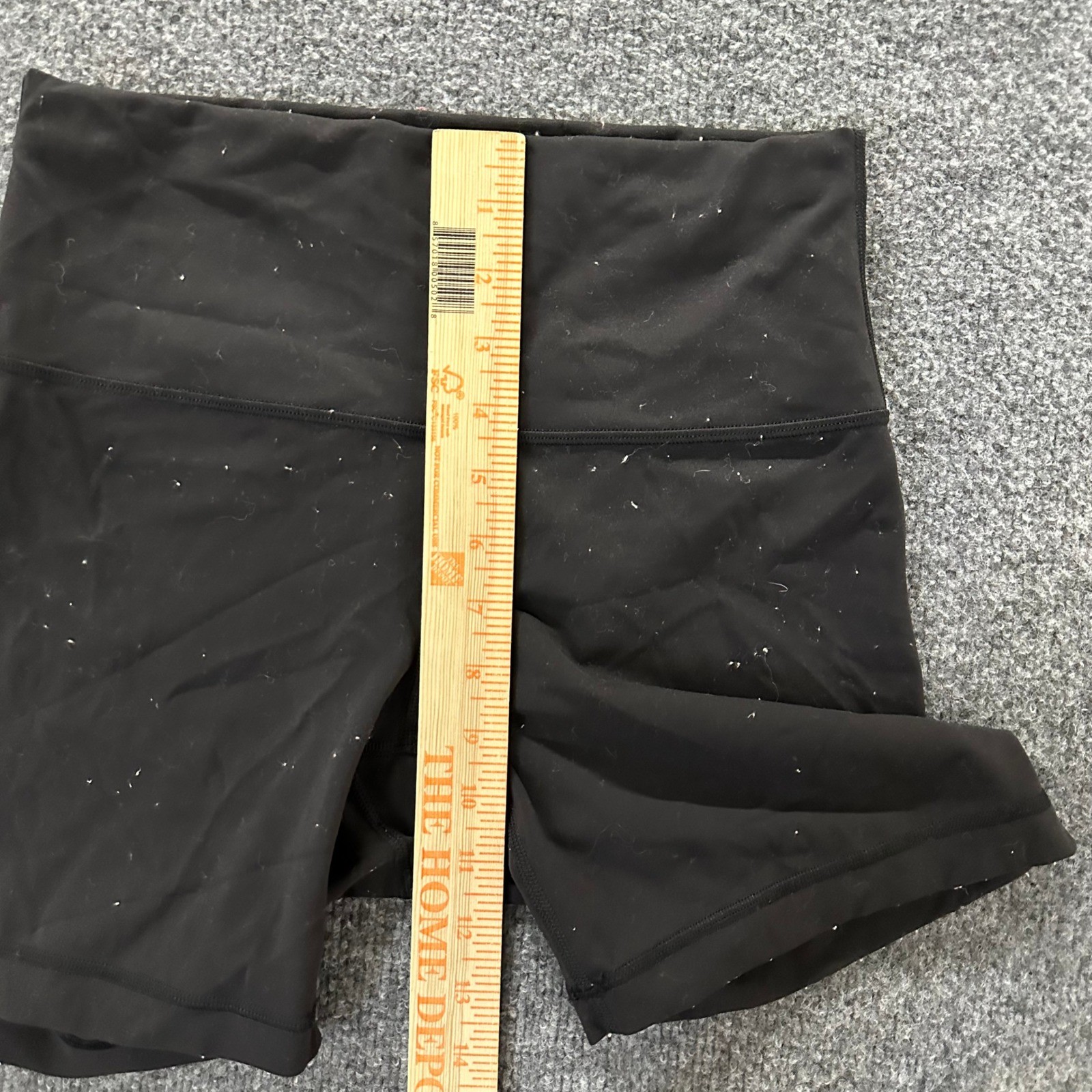 Lululemon Shorts Womens Size 4 Black High Rise Align Biker Athletic Yoga 6″