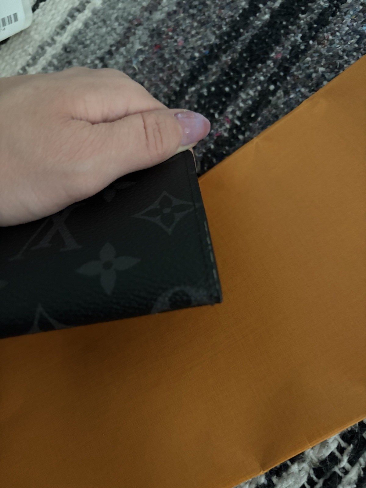 Authentic Louis Vuitton Envelope Card Holder Monogram Leather