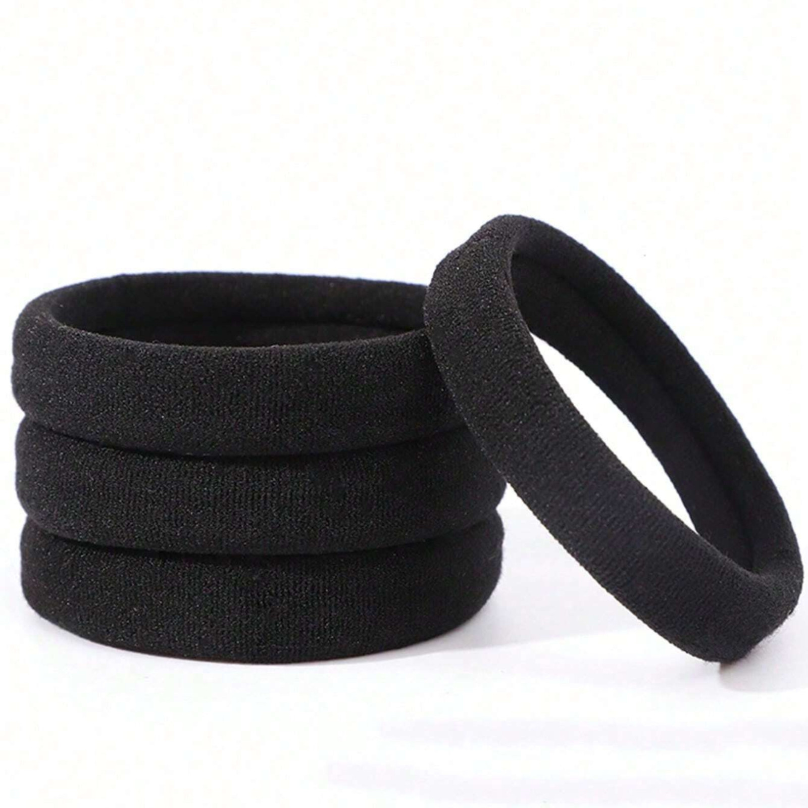 Men Women Hair Ties Soft Seamless Hair Bands Fr Thick Thin Hair Ponytail Holders