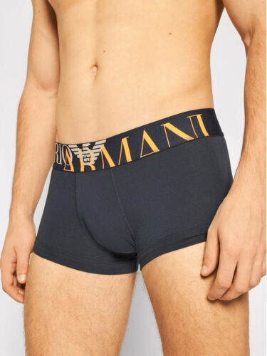 EMPORIO ARMANI LOGO BAND TRUNK Boxer Shorts Cotton Blend New