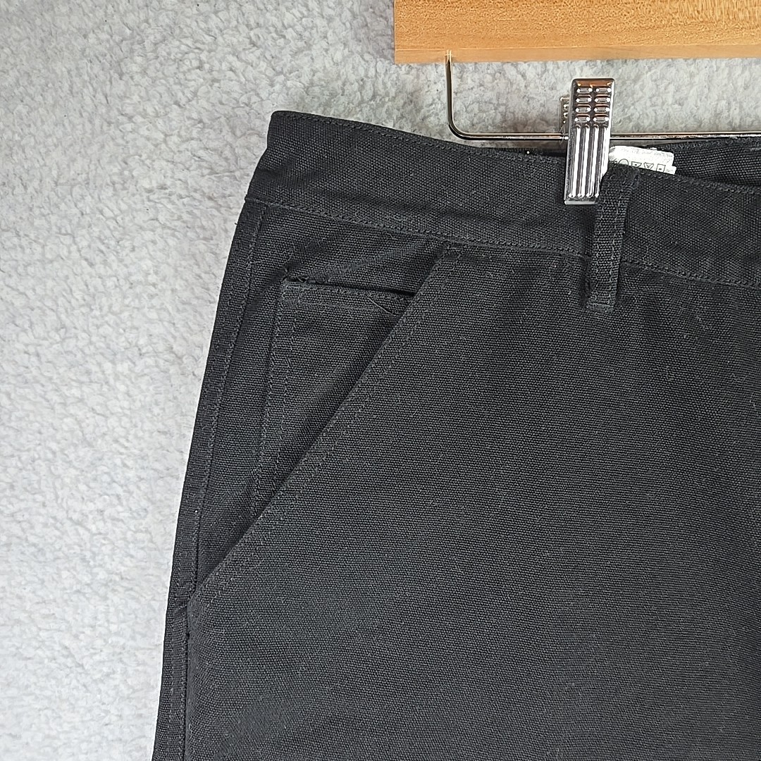WESC Carpenter Shorts Mens Size 36 Black Heavyweight