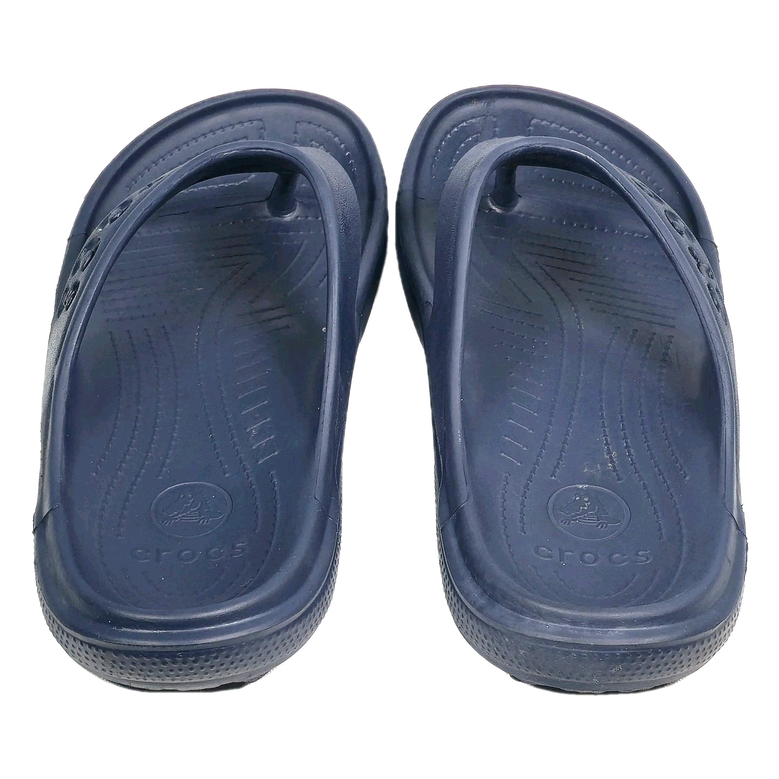 CROCS Unisex Blue Baya Flip Flops Thongs 11999 Men’s Size 10, Women’s Size 12