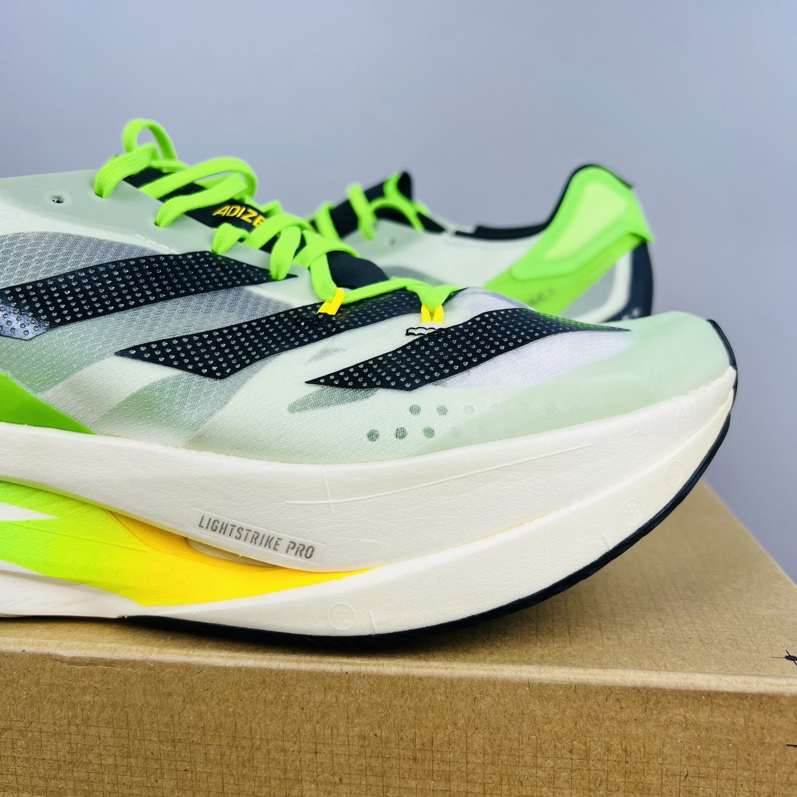 Adidas Adizero Prime X Men’s Running Shoes GV7074 Green New All Sizes