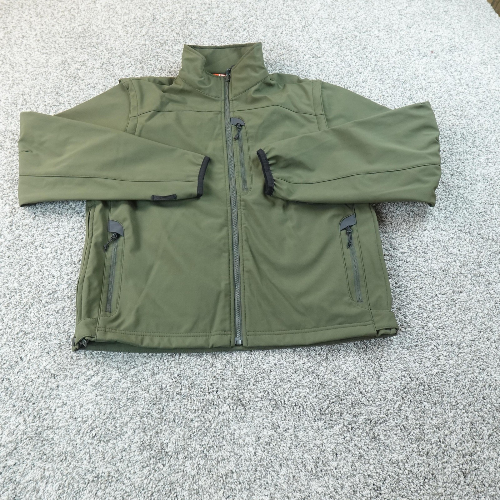 NEW 5.11 Tactical Jacket Mens M Green Softshell Full Zip Military Coat Outdoor