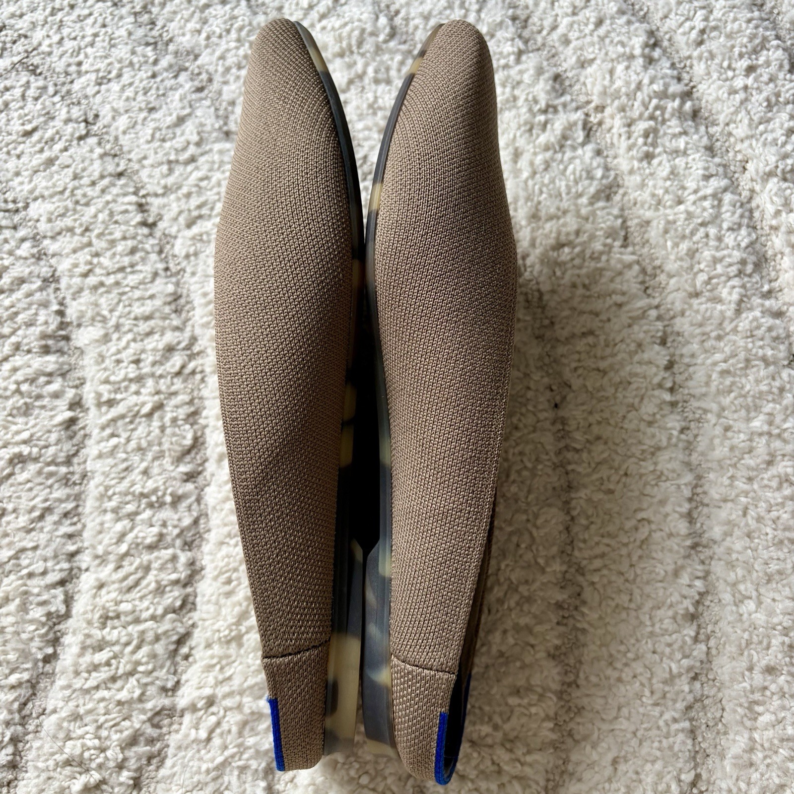 Rothy’s The Almond Demi Mules In Portabello Size 9.5 Women’s Slip on