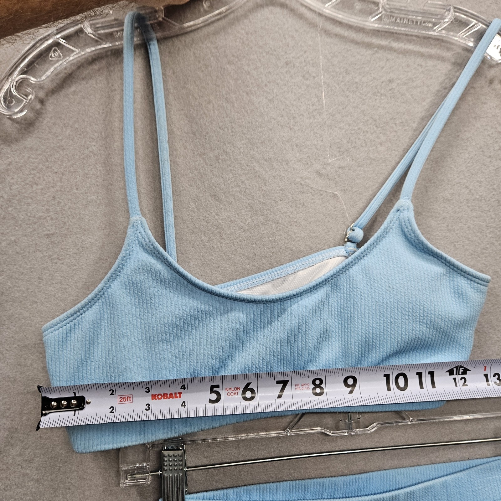 No Brand Women’s Medium Light Blue Two Piece Swimsuit
