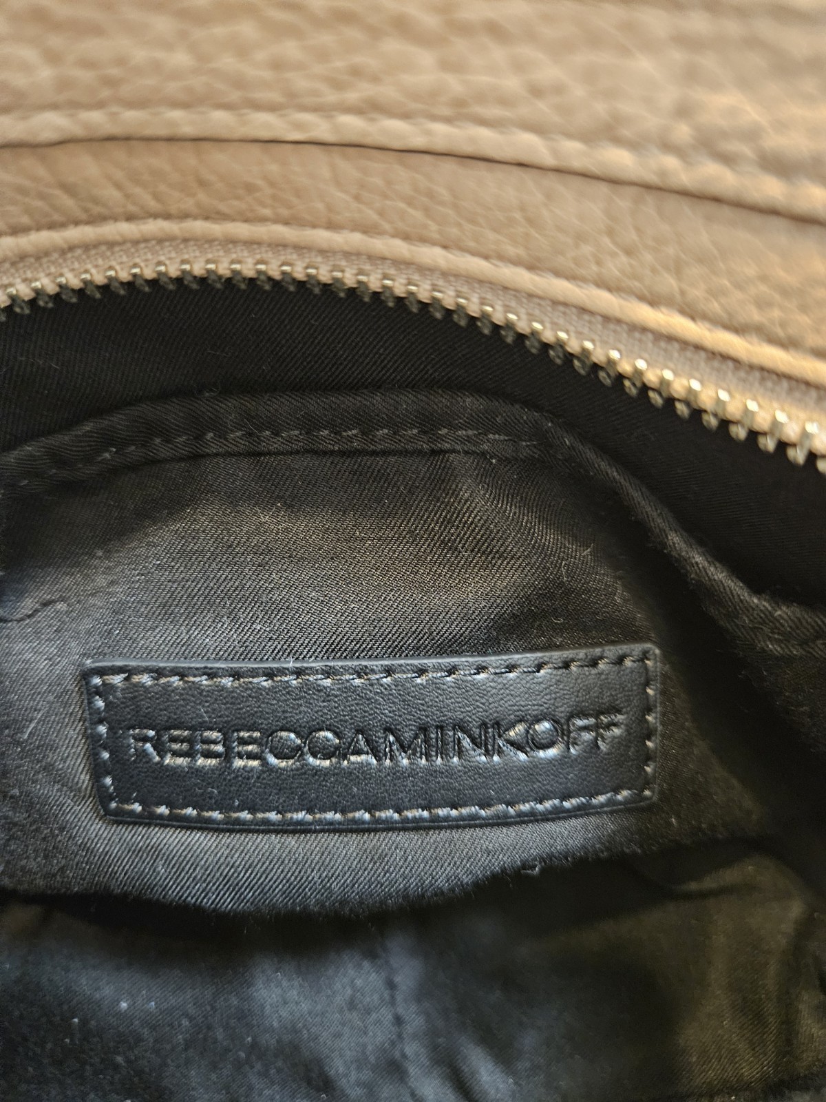 Rebecca Minkoff M.A.C. Morning After Clutch Crossbody Nude Pebbled Leather