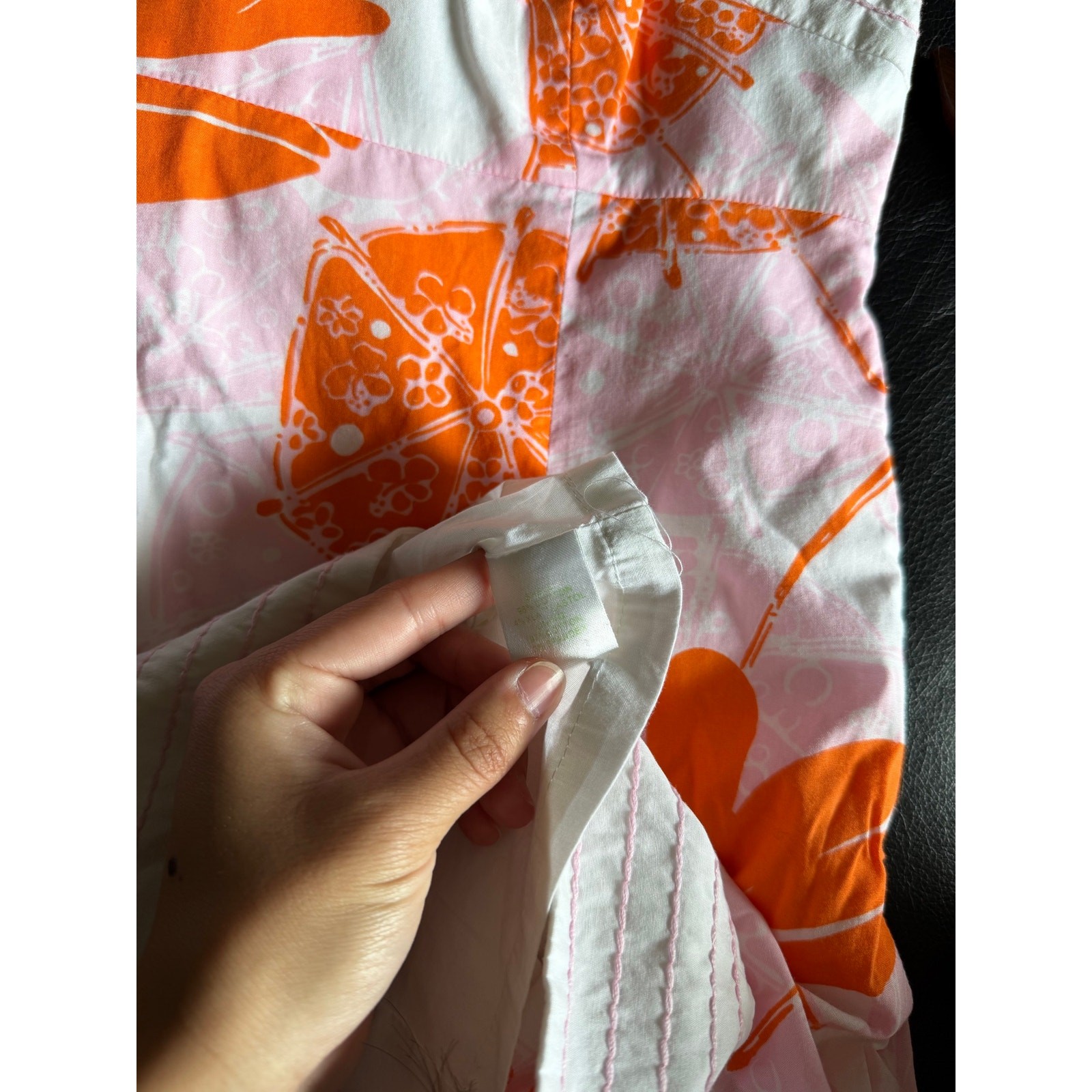 LILLY PULITZER “Bowen” Lilly’s Pink and Orange Print Dress Size Women’s 0