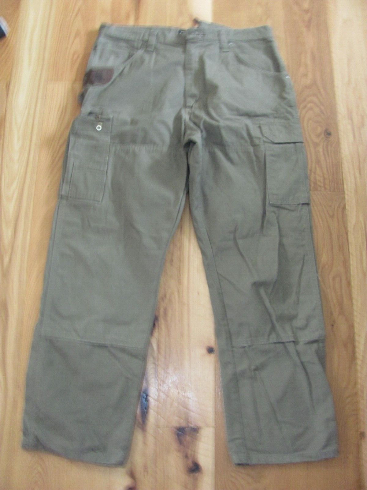 Wrangler Riggs Workwear Green Rip Stop Cargo Utility Pant Men’s 38 x 32 (TD6-Ju