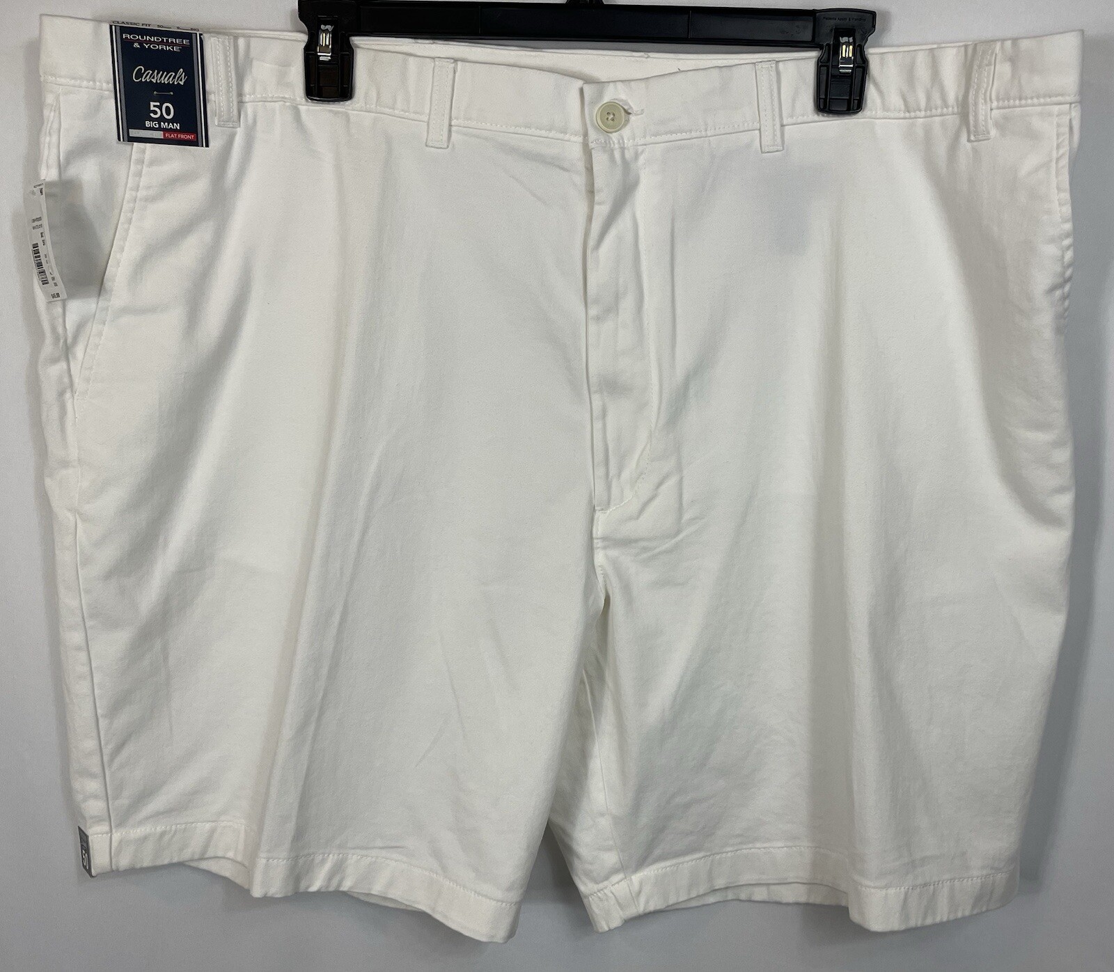 Roundtree & Yorke Big Man Shorts Size 50 CASUALS Navy, Black, Stone or White NWT
