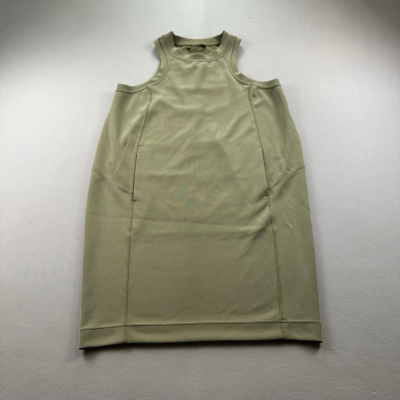 Lululemon Dress Womens 6 Olive Green Bronze Softstreme Back In Action Athletic