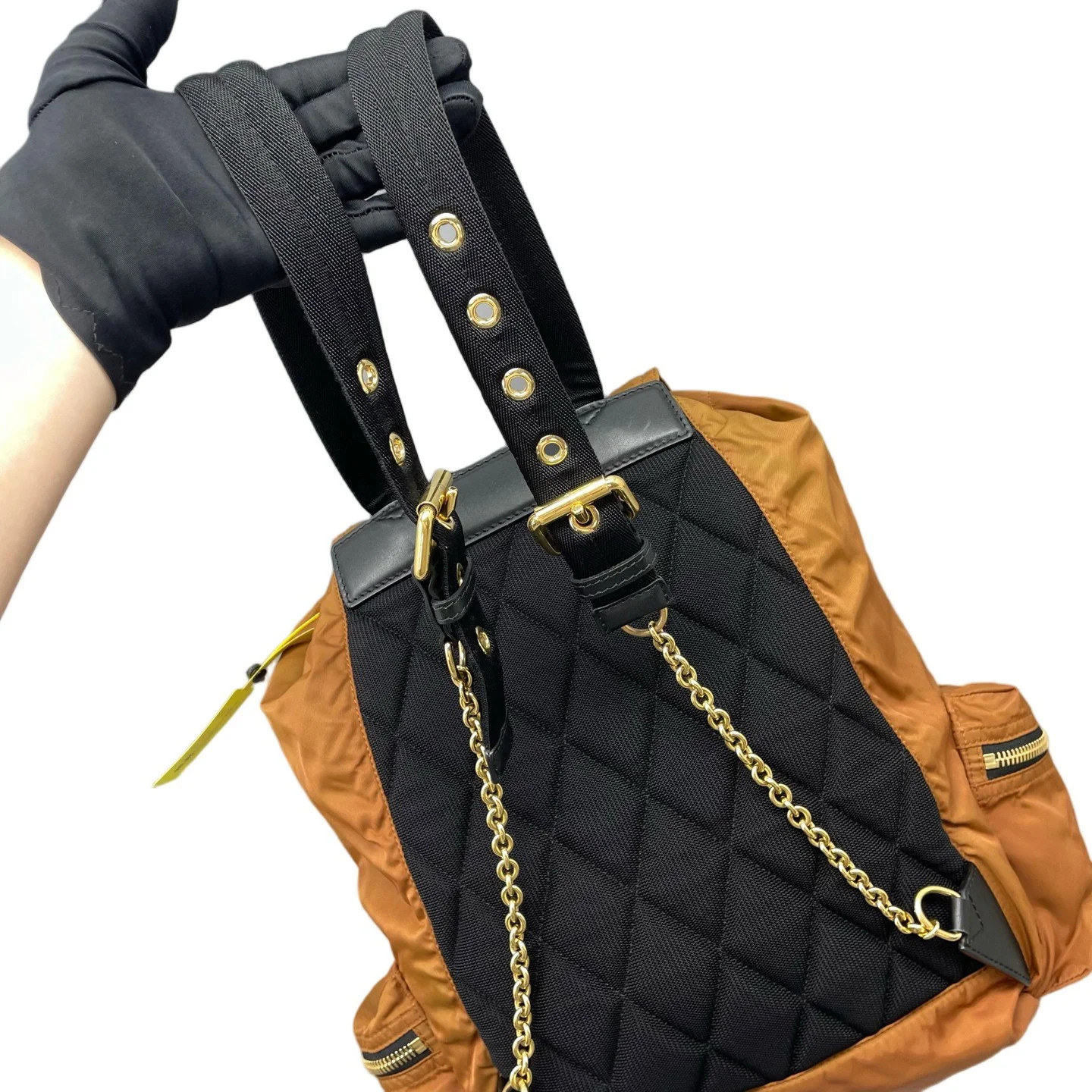 Burberry Medium Rucksack Backpack Brown Nylon (qy052726f5r)