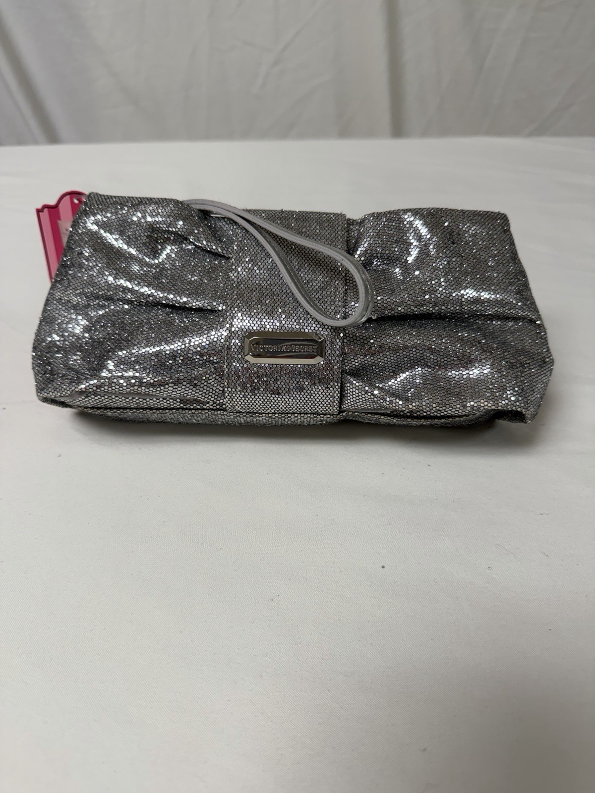 BNWT Victoria’s Secret Silver Sparkle Handbag/Small Wristlet
